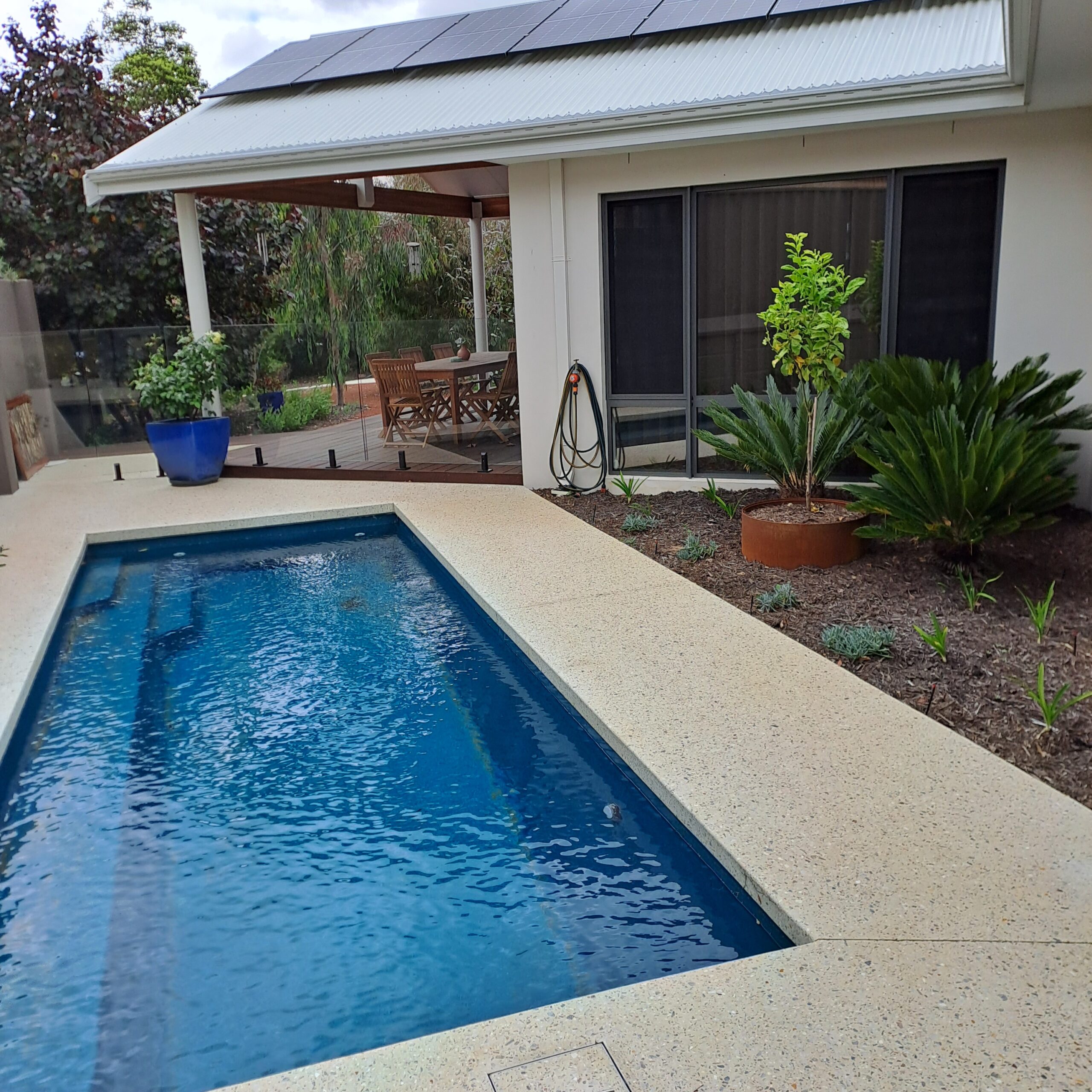Residential Landscaping With Pool Perth